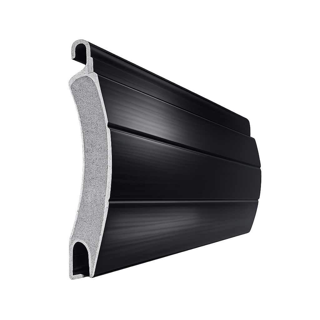 Large area-door aluminum roll-up shutter slat profile for oversized openings