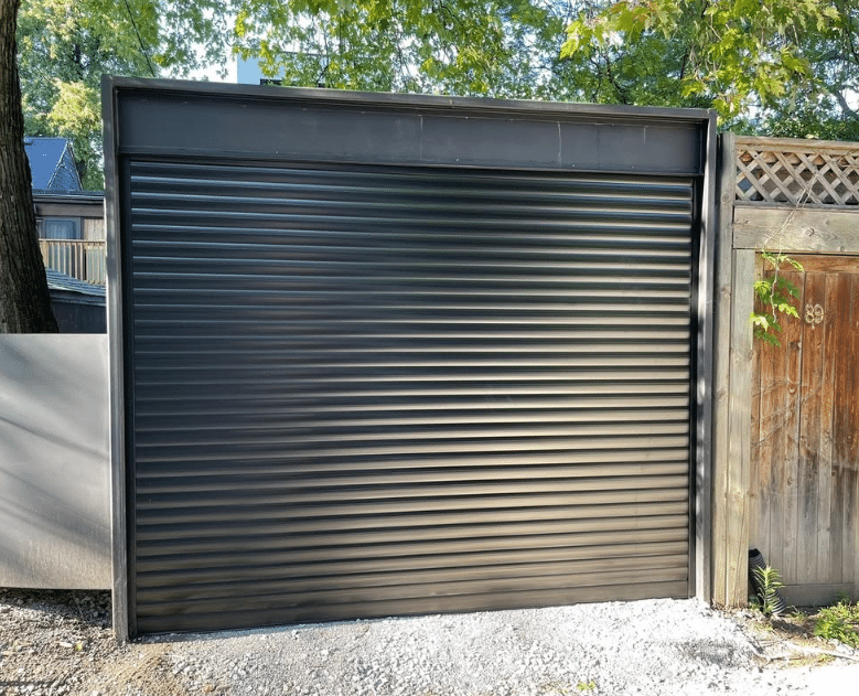 Laneway garage door downtown Toronto