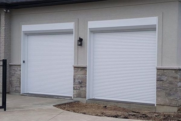 roll-up-security-garage-door Two roller garage doors